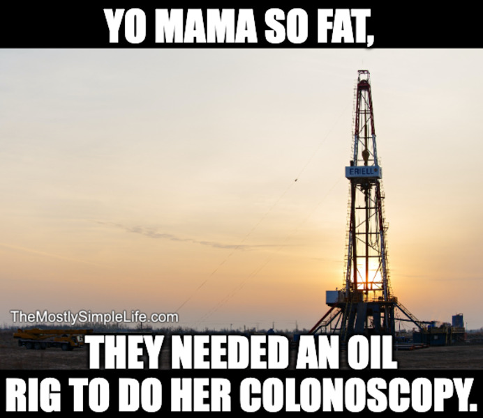Oil rig image.