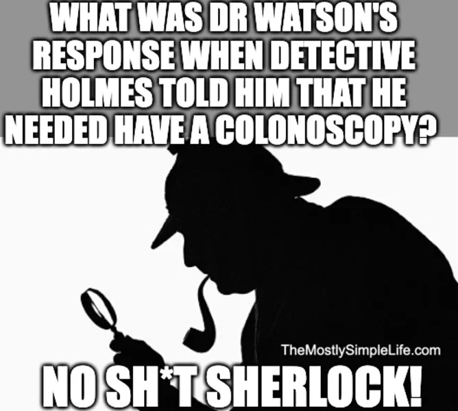 Sherlock Holmes shadow.