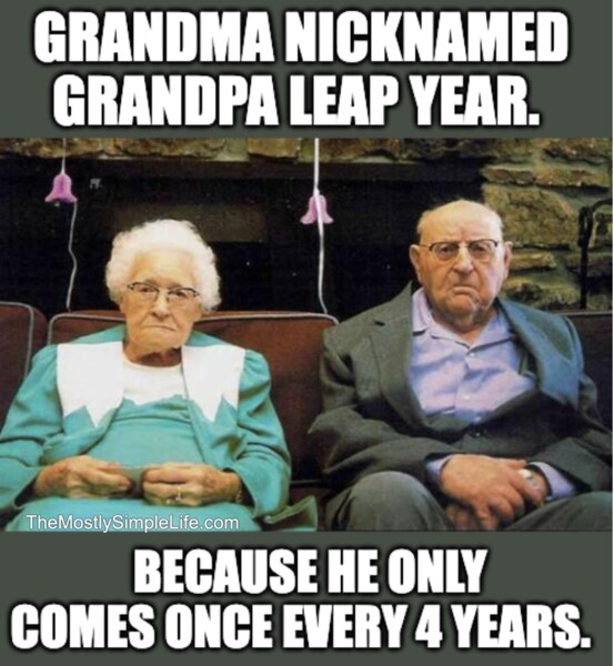Old couple sitting together.