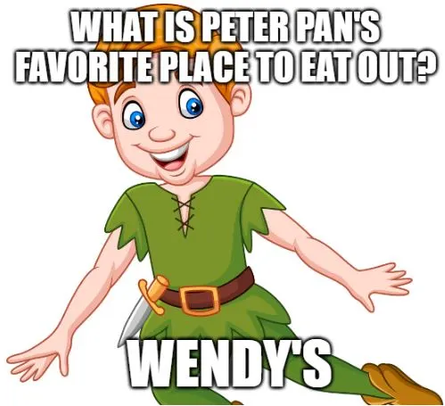 peter pan joke for guys